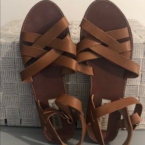 Steve Madden leather strap sandals